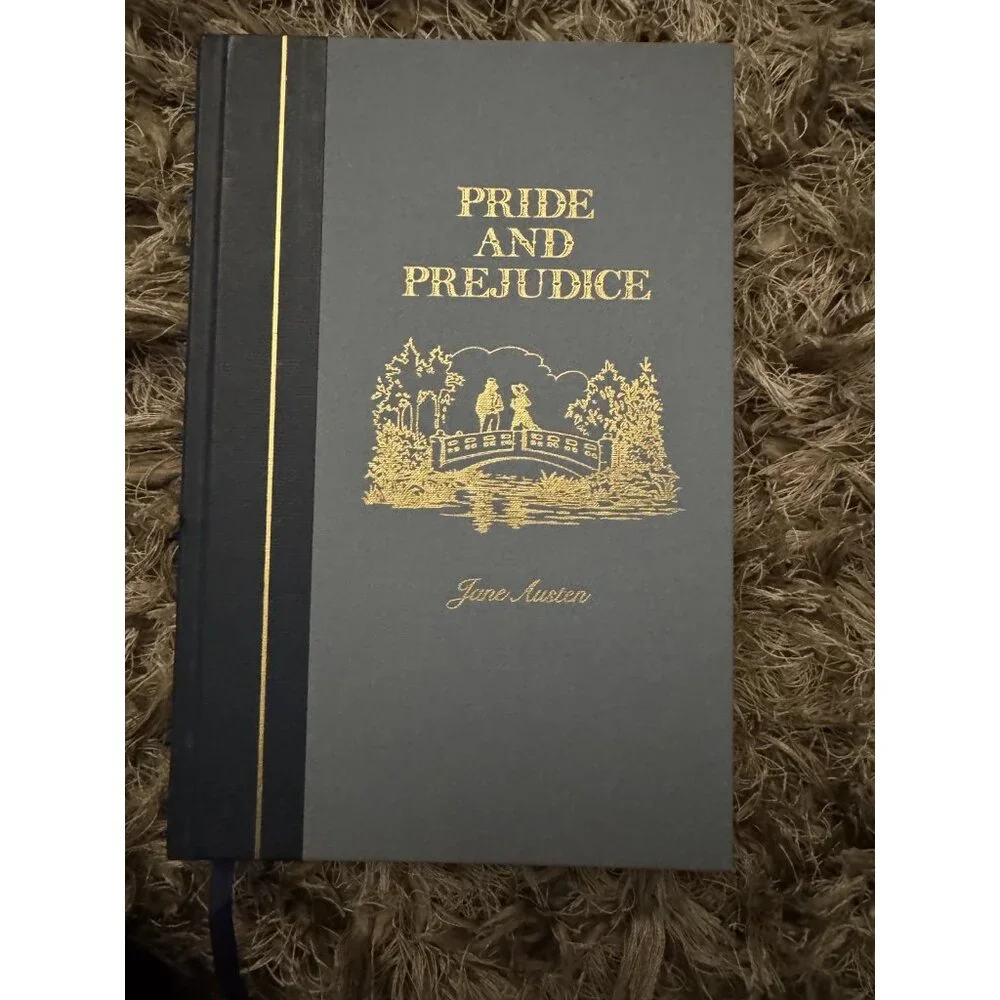 Pride and Prejudice Jane Austen Hardcover Gold Foil Gift Edition Classic - Picture 2 of 7